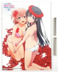 [중고] 소품(캐릭터) 유키노시타 유키노 & 유이가하마 유이(수영복) 아크릴 일러스트 보드 [Blu-ray/DVD 역시 내 청춘 러브 쌀은 틀린다. 계속 애니메이트] 전권 구입 특전