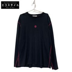 STONE ISLAND ストーンアイランド 761520749 ﾌﾞﾗｯｸ ﾛｺﾞ ｸﾙｰﾈｯｸ ｶｯﾄｿｰ XL