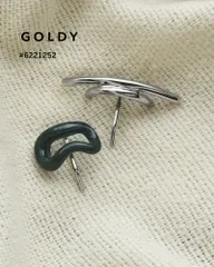 【SALE】GOLDY/ゴールディ/ダブル ライン × ニュアンス スクエア セット ヘアカフ/アクセサリー/6221252のサムネイル