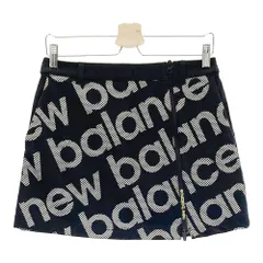 サイズ：1 NEW BALANCE GOLF ニューバランス  裏起毛 スカート ロゴプリント ブラック系 [240101334153]# ゴルフウェア レディース ストスト