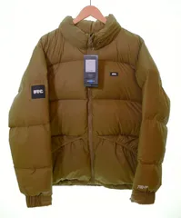 エフティーシー FTC PERTEX DOWN JACKET ダウン ジャケット リップストップ ポリエステル 700FP 700フィルパワー グースダウン ジャケット ロゴ ベージュ Lサイズ 103MT-195のサムネイル