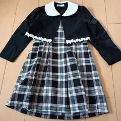 良品◆130 フォーマルワンピース　ジャケット　セット　女の子　スーツ