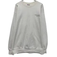 Hanes プリントスウェット トレーナー ヘインズ L 程 ホワイト プルオーバー バックプリント 00s 古着卸 アメリカ仕入 a610-7965のサムネイル