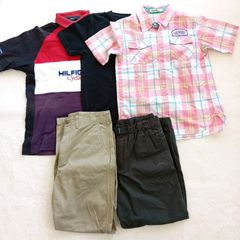【夏もの★コーデ売り】トミーヒルフィガー　TOMMY HILFIGER　ニコアンド　niko and...　ビラボン　BILLA BONG　ジーユー　GU　ランドリー　Laundry　Tシャツ　ジーンズ　チェック柄　紫　赤　紺　カーキ　ベージュ　ヴィンテージ