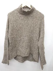 ◇ CIAOPANIC TYPY アルパカ混 ハイネック 長袖 ニット セーター サイズONE ブラウン レディース P  【1407260047506】