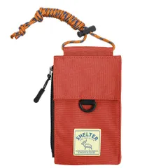 ☆ レッド ☆ ネックストラップポーチ スマホポーチ 財布 かわいい ミニショルダー 縦型 ミニショルダーバッグ レディース メンズ 斜めがけ ネックポーチ スマホ ポーチ ウォレットポーチ カジュアル おしゃれ シンプル 軽い 軽量 お財布 小銭入れ