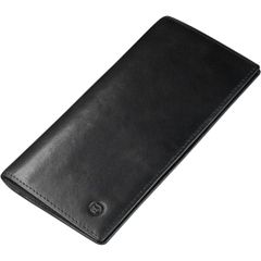 【新品未開封】財布 メンズ 日本製 小さい長財布 薄型 短い財布 本革 17.5センチ 小銭入れなしサイフ 柔らかい姫路レザー 縦型カード収納 長札入れ ビズネス 誕生日 クリスマス 新年プレゼント 人気 ギフト (ブラック) MOD6280YLPXZB