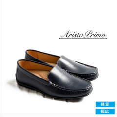カジュアルシューズ | ドライビングシューズ | スリッポン | 本革 | 3E | AristoPrimo（アリストプリモ）| A7104 Navy