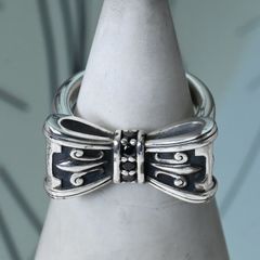 研磨済】 JUSTIN DAVIS PROMISE リング 12号 リボン SRJ328