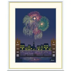シルクスクリーン版画 花火 284/300 正規店仕入れの シルクスクリーン版画 花火 284/300｜シルク