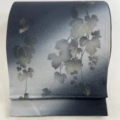 408my26◆日展作家 丹下雄介 金通し 染袋帯 葉 金彩◆美品 Yahoo!オークション -「丹下雄介」(袋帯) (帯)の落札相場・落札価格
