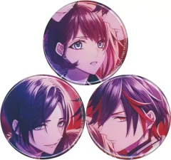 【中古】バッジ・ピンズ [単品] 逸色珠沙＆響＆紅華 描きおろし缶バッジ3個セット 「Switchソフト 9 R.I.P. スペシャルステラセット」 同梱特典