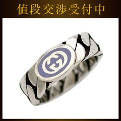2way】GUCCI オーバル インターロッキングG エナメル リング 緑 - メルカリ