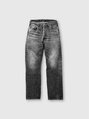 FULLCOUNT 1101 Dartford ジーンズ メンズ レディース 履きやすい 綿 100% 13.7 oz オンス ストレート Straight Black Denim Dartford セルビッチ ボタンフライ 1101BKHW