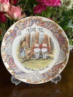 『Aynsley エインズレイ』不思議の国のアリス  鏡の国のアリス ディーとダム Tweedle Dum & Tweedle Dee  Vintage Alice in Wonderland Plate
