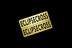 EEE-805-1 ECLIPSECROSS 金黒 アクリル2層 ステッカー 三菱 エクリプスクロス PHEV カスタム 前期 後期 2枚1セット