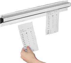 fogman 伝票差し 伝票ホルダー オーダークリッパー 壁掛け 業務用 伝票クリップ アルミ(25cm)