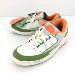 05w05488 ナイキ NIKE  ウィメンズ エア ジョーダン 2 レトロ　ロー スペシャル タイタン  セイル/クロロフィル/ミルク/オレンジ  29.0cm ベトナム製 メンズ  スニーカー  DV6206-183  【中古品】