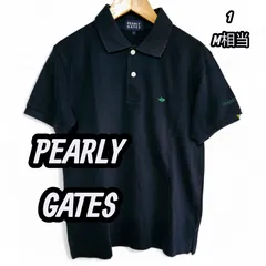 PEARLY GATES（パーリーゲイツ）メンズ　ゴルフウェア　半袖　ポロシャツ　ネイビー