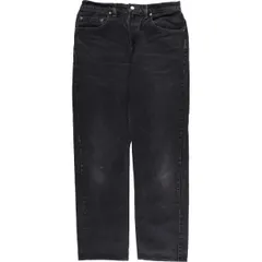 古着 00年代 リーバイス Levi's 505 REGULAR FIT STRAIGHT LEG ブラックデニム テーパードデニムパンツ カナダ製 メンズw32相当/evb007583