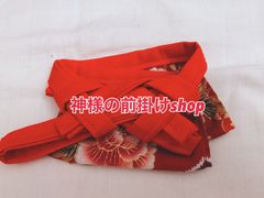 お稲荷様、狛犬様、お地蔵様の前掛け5×10cm 2枚セット