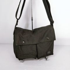【中古品】PORTER ショルダーバッグ ブラック ○YR-53618○