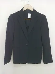 ◇ COMME CA DU MODE コムサデモード 肩パット 1B 長袖 テーラードジャケット サイズ７ ブラック レディース  【中古】 【1206140005533】