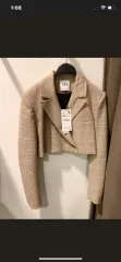 ZARA(ザラ) チェック クロップド ブレイズ