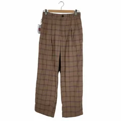 ジュンレッド JUNRed チェック柄タックワイドパンツ メンズ JPN：S のサムネイル