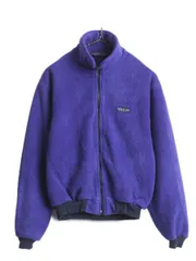 【お得なクーポン配布中!】 80s USA製 パタゴニア フルジップ フリース ジャケット レディース M 程/ 80年代 ヴィンテージ Patagonia アウトドア ブルゾン ハイネック