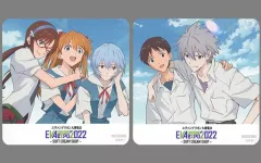 【中古】マグカップ・湯のみ 全2種セット オリジナルコースター 「EVANGELION CROSSING EXPO -エヴァンゲリオン大博覧会-」 ソフトクリーム注文特典