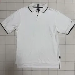 ハ2506-5-4556 アディダス　adidas ポロシャツ　テーラーメイド　ゴルフ　白　S ホワイト