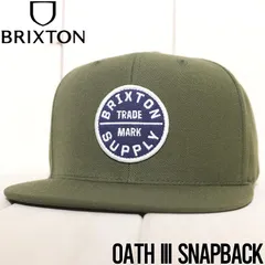 スナップバックキャップ 帽子 BRIXTON ブリクストン OATH III SNAPBACK 10777 MSWNY 日本代理店正規品のサムネイル