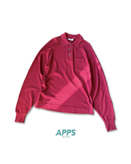 80's McGregor Acrylic Knit L/S Polo Shirt マクレガー アクリルニットポロシャツ ロングスリーブ L USA