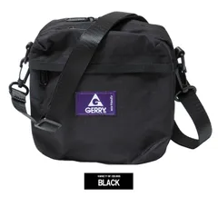 【新品】 【F ブラック】 GERRY(ジェリー) ボックス型 マルチ ショルダーバッグ メンズ 多機能 撥水加工 アウトドア ミニバッグ レディース バッグのサムネイル