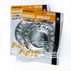 ホイールスペーサー 10mm 4枚 （2枚入x2セット) 4穴＆5穴 PCD98 100 114.3 に対応 ★トヨタ マツダ 三菱 日産 スバル スズキ
