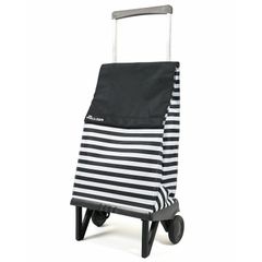 正規品/スペイン ROLSER(ロルサー)社製 折りたたみショッピングカート 40L プレガマティック マリーナ ブラック RS-102PL