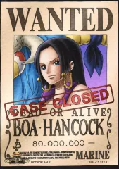 【中古】キャラカード ボア・ハンコック 手配書ブロマイド 「ワンピース」 麦わらストアポイントカード特典