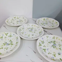 【値下げ】MIKASA RONDO GREENFIELD　プレート皿5枚セット
