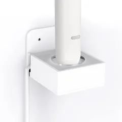 Linkidea 壁掛け電動歯ブラシ充電器ホルダー、浴室用アクリル粘着歯ブラシスタンド、電動歯ブラシスタンド iO シリーズ 7/8/9/10 に対応