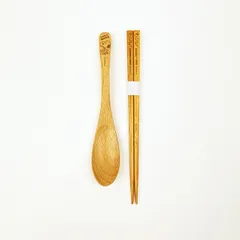 スヌーピー ウッドストック カトラリーセット(木の箸＆スプーン) 食器 SNOOPY