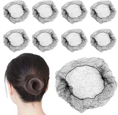 【特売】LeTradeJP 髪束ねネットセット 10個セット 髪長さ50cmに対応 ヘアネット お団子ネット シニヨンネット アシアナネット 髪束ね 弾力性あり バレエ 仕事 ブラック