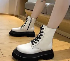 ブーツ　ショートブーツ　おしゃれ　マーティン　マーチン　韓国風　厚底スニーカー　厚底サンダル　クリスマス　誕生日　彼女　スリッパ　プレゼント　かわいい　レディース　2023　2024　最新　流行　ウェッジソール　ヒール　夏　秋　冬　ファッション 　⑦
