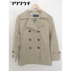 ◇ ◎ HusHusH ハッシュアッシュ ベルト付 長袖 トレンチ コート サイズS ベージュ レディース  【中古】 【1112270002543】