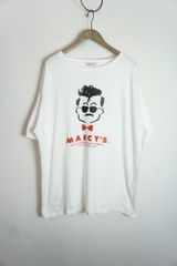 marcys マーシー 田代まさし Tシャツ 半袖 ショートスリーブ カットソー 白 サイズ2XL 907O★4