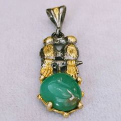 ＊NEW＊ トルコ製 ハンドメイド 天然石 ペンダントトップ シルバー925