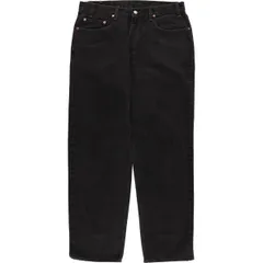 古着 90年代 リーバイス Levi's 550 RELAXED FIT ブラックデニム テーパードデニムパンツ USA製 メンズw36相当 ヴィンテージ/evb031703