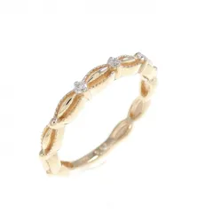 アガット ダイヤモンド ピンキーリング 0.02CT