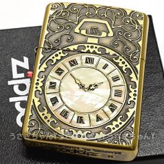 zippo☆アーマー☆両面☆シェルウォッチ☆アンティークブラス 