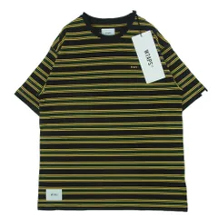 専用　WTAPS 長袖 インサイドアウト ボーダー柄 Tシャツ ベージュ 03 WTAPS ダブルタップス VATOS LS TEE. COTTON バトス ロング